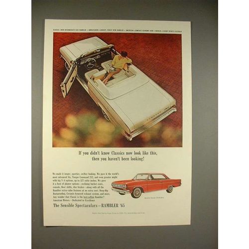 1965 Rambler Classic Convertible & 770 Hardtop Ad
