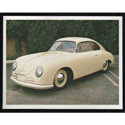 100 Great Cars of the World 1989 Euroflash Sticker #45 1950 Porsche 356