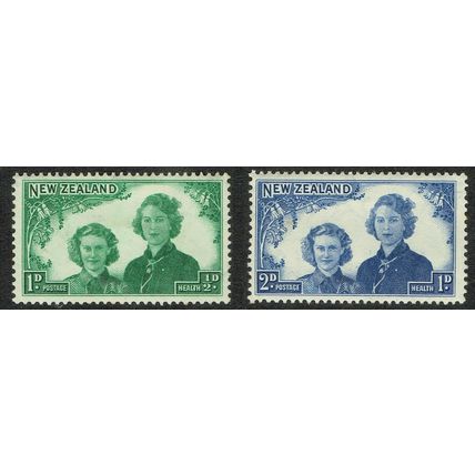 New Zealand 1944 Health Issue set 2v SG663-664 MM