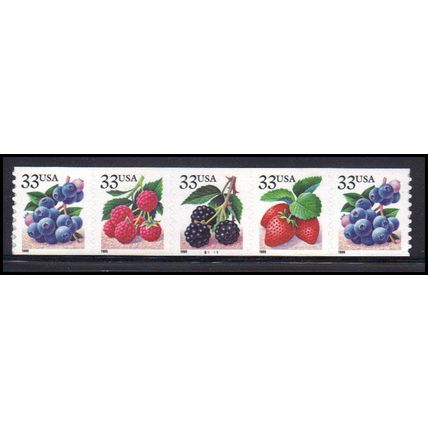 3302-3305 33c Fruit Berries Very Fine MNH PNC B1111/5 KA8082