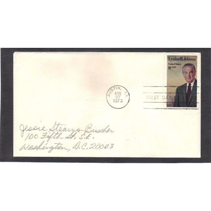 FDC 1503 8c Johnson (No Cachet-Penciled/A) CV39789