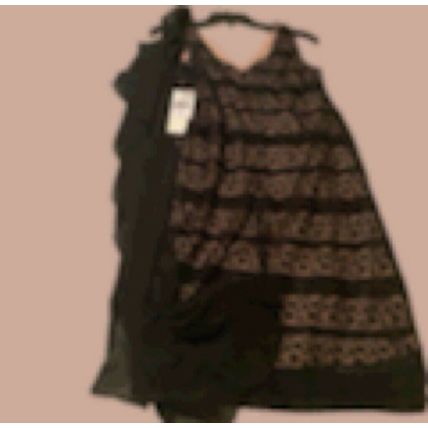 Scarlett Sleeveless Geometric Shift Dress-Petite size 10P