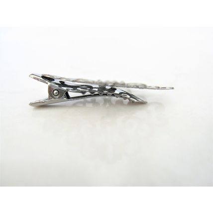Antique style gold , silver or rose gold filigree alligator hair clip