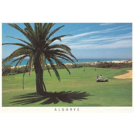 Vale Do Lobo Golf Course & Buggy Algarve Portugal Postcard