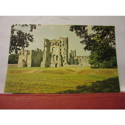 ASHBY-DE-LA-ZOUCH CASTLE, LEICESTERSHIRE used postcard 1978? pm /