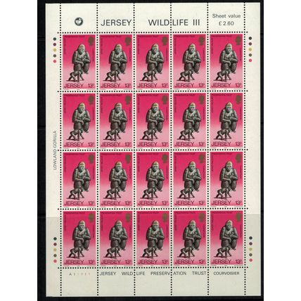 ZAYIX - Great Britain Jersey 217-221 MNH sheets Wildlife Preservation 072422SL10