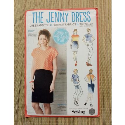 Simply Sewing Dress Sewing Pattern Sizes 6 to 20 Jenny Dress