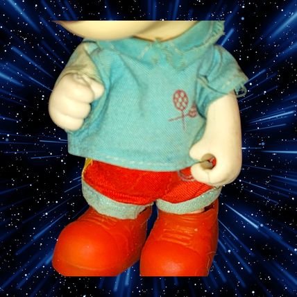 Vintage Peanuts Snoopy Vinyl Tennis Figurine Doll