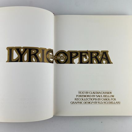Lyric Opera Of Chicago Claudia Cassidy 1979 Hardcover Book