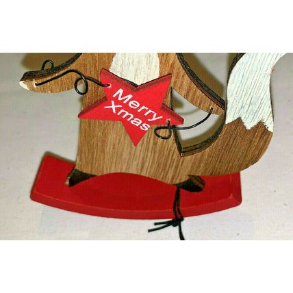 New Christmas desk decoration Fox on seesaw wishing Merry Xmas 3d Figure