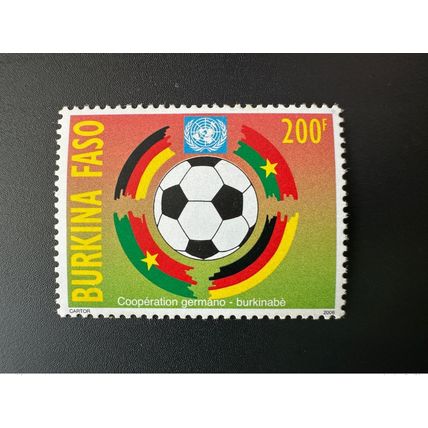 Burkina Faso 2006 Mi. 1890 Coopération germano-burkinabè Football FIFA World Cup
