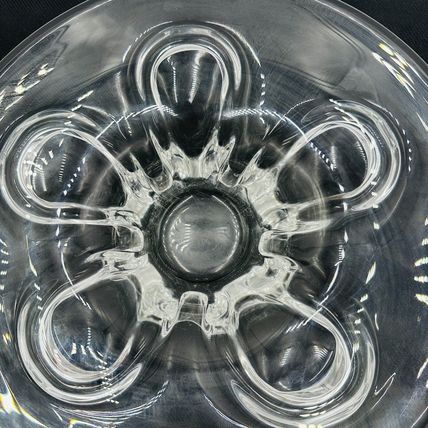 Severes Crystal Centerpiece France 14.5in Wide Large Vintage Fruitbowl Serveware