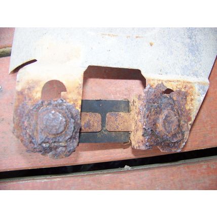 1970 DODGE CHALLENGER MUFFLER SHIELDS PAIR OEM
