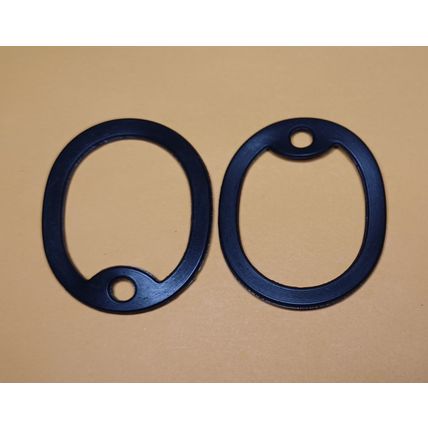 2 Black Military or Civilian Dog Tag Silencers Brand New Free Shipping