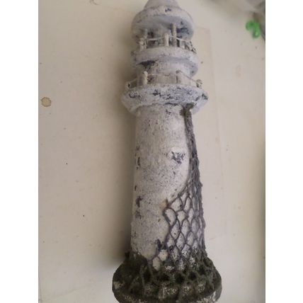 Resin - Coastal / Nautical / Home Decoration - Lighthouse - Approx. 12 inch
