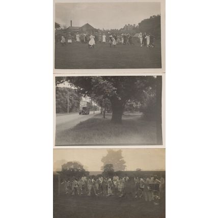 London Fete Bus Sports Day 3x Old Real Photo Postcard s