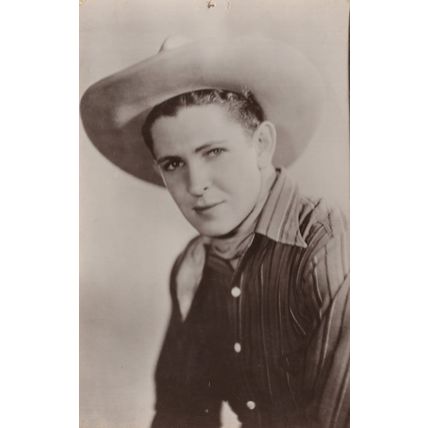 Bob Steele Hollywood Film Western Cowboy Antique Photo Postcard