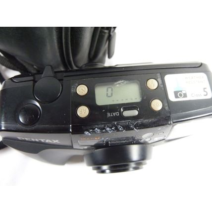 Pentax IQZoom 105WR Weather-Resistant 35mm Film Camera w/Case *