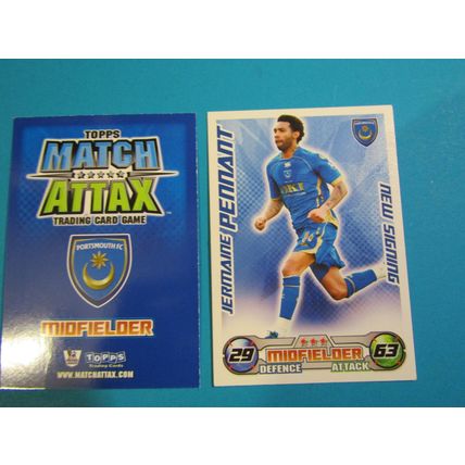 Jermaine Pennant - Portsmouth - Match Attax 2008/09 Football Card
