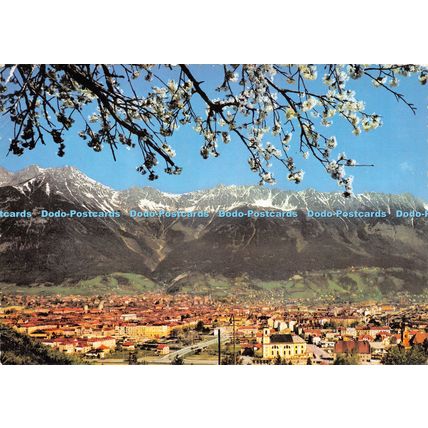 D025110 Alpenstadt Innsbruck mit Nordkette. KTV. Chizzali