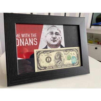 Domenyk Noonan hand signed autograph dollar thumb Manchester gangster framed