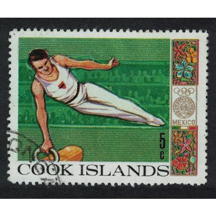 Cook Is. Gymnastics Olympic Games Mexico 6v 1968 Canc SG#278 Sc#238