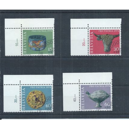 Switzerland stamps. 1974 Pro Patria used (CTO) (AF702)