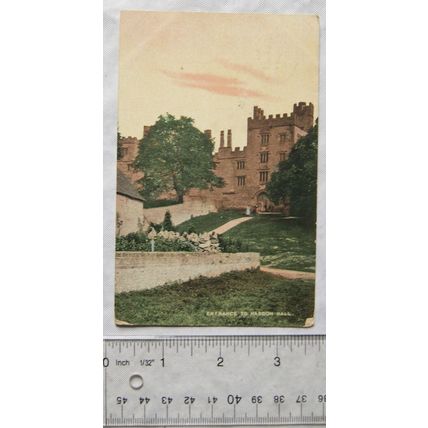 1908 postcard Entrance to Haddon Hall