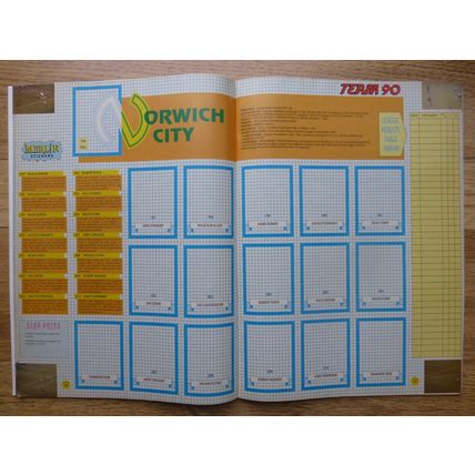 Merlin Team 90 | Empty Sticker Album
