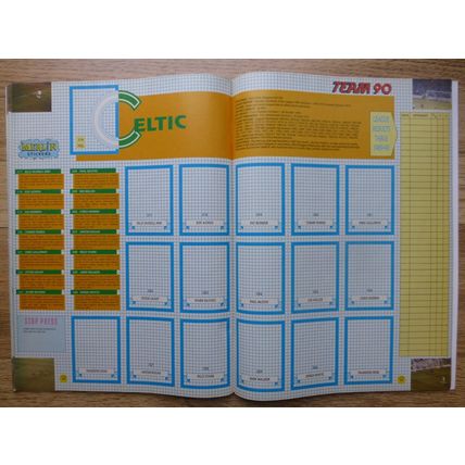 Merlin Team 90 | Empty Sticker Album