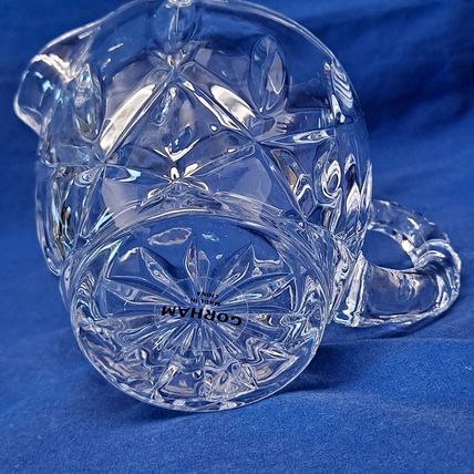 Vintage Gorham Crystal LADY ANNE Glass CREAMER Milk Jar Cup Mug 3 1/8"