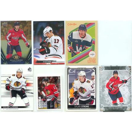 Dylan Strome 11x card lot incl Blue, Silver, Retro, Sticker