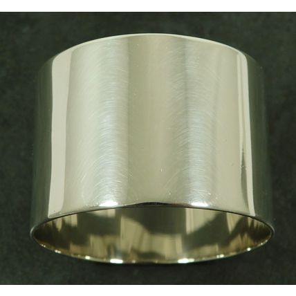 Antique Edwardian Solid Silver Napkin Serviette Ring 1909 By William Hutton