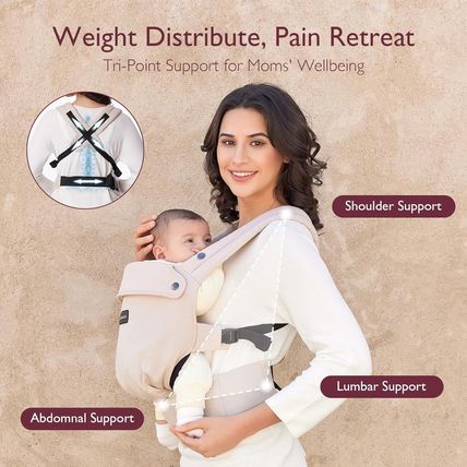 Momcozy Baby Carrier - Ergonomic, Cozy and Lightweight Carrier for 7-44Lbs, Effo