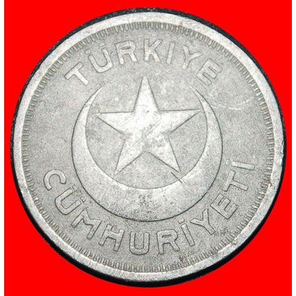 Ⰶ ERROR CRESCENT AND STAR 1935-1943: TURKEY★5 KURUSHES 1939★LOW START★NO RESERVE