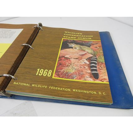 LOT of 16 Wildlife Conservation Stamp Albums All COMPLETE 1950s,1960,1970,1980s