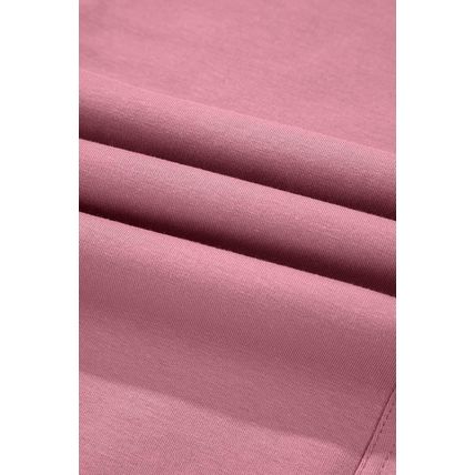 Light Pink Lace-up Elastic Waist Sleeveless Square Neck Jumpsuit