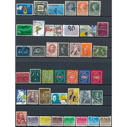 562 Stamp Selection - Netherlands - Used Hinged