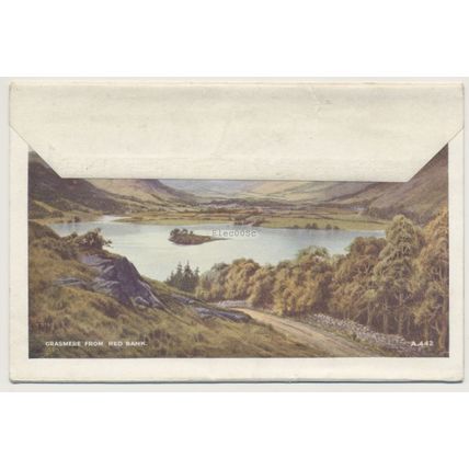 5 View Lakes Cumbria early early 20th C. Valentines Letter Card