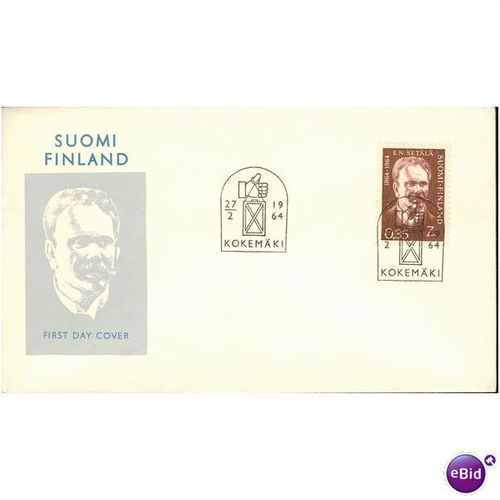 Finland FDC 1964 - SG 692 - Emile Nestor Setala