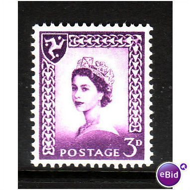 ISLE OF MAN 1968 3d DEEP LILAC SG 2p U/M MINT
