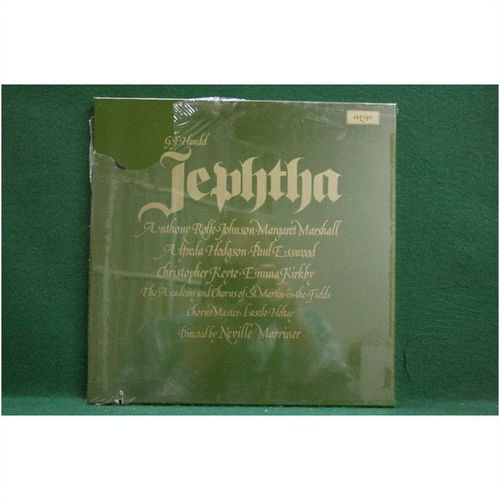 Marriner/Rolfe-Johnson/Ma rshall - Handel: Jephtha - 4LP - D181D 4 - Sealed