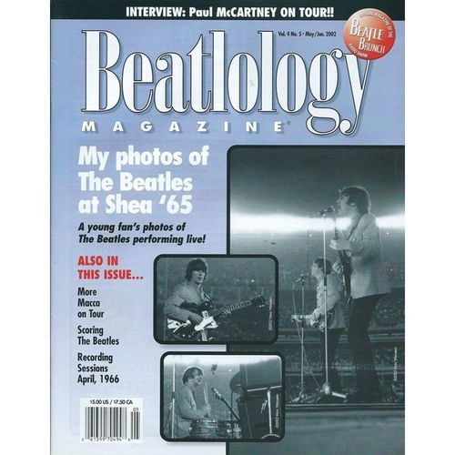 The Beatles-Beatlology Magazine Vol 4, No 5 May/June 2002, new