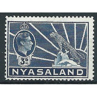 Nyasaland 1938 SG134 3d Blue Mounted Mint .....