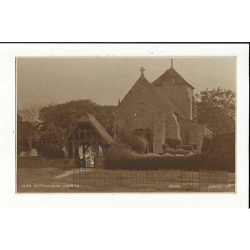 Sussex ROTTINGDEAN Church Postcard by Judges (5638)