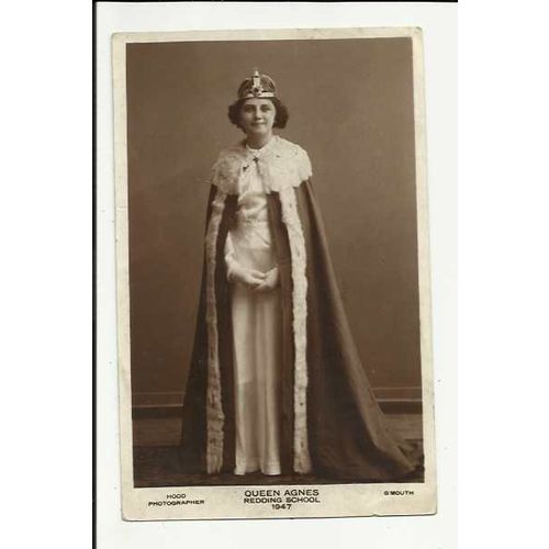 Stirlingshire REDDING SCHOOL 1947 Queen Agnes Postcard by Hood, Grangemouth