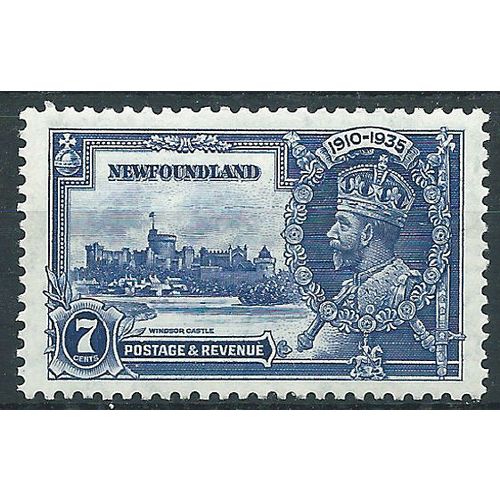 Newfoundland 1935 SG252 7c Blue Silver Jubilee Mounted Mint....