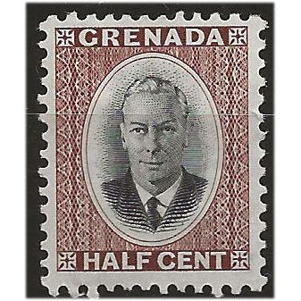 Grenada 1951 SG172 1/2c Black & Red-Brown Mounted Mint . ..