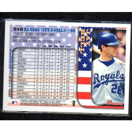 1997 Bowman International Jay Bell - Card # 249
