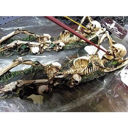 Gifts & Decor 57070342 Lazy Bones Incense Burner, No Size, White